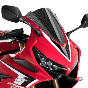 Pare-brise racing Z compatible avec Honda CBR 650 R 19-23 Puig 3568C Bulle look carbone