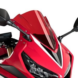 Bulle Racing Z compatible avec Honda CBR 650 R 19-23 rouge Puig