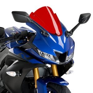 Bulle Racing Z compatible avec Yamaha YZF-R125 19-21 rouge Puig
