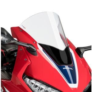 Racingscheibe-R passend für Honda CBR 1000 RR-R SP Fireblade 17-19 Klar Puig 3630w