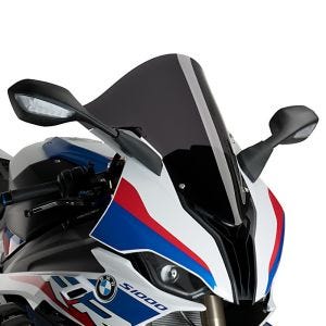 Racingscheibe R passend für BMW S 1000 RR 19-22 dunkel getönt Verkleidungsscheibe Puig 3641F