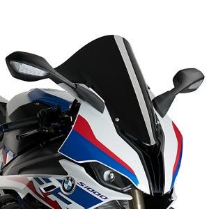 Racingscheibe R passend für BMW S 1000 RR 19-22 schwarz Verkleidungsscheibe Puig 3641N