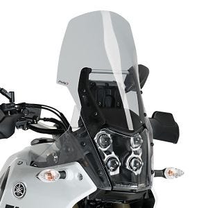 Bulle Touring compatible avec Yamaha Tenere 700 19-24 fumé clair Puig