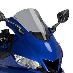 Racingscheibe R passend für Yamaha YZF-R3 19-24 rauchgrau Verkleidungsscheibe Puig 3737H