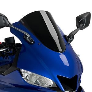 Racingscheibe R passend für Yamaha YZF-R3 19-24 schwarz Verkleidungsscheibe Puig 3737N