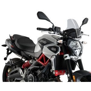 Pare-brise compatible avec Aprilia Shiver 900 17-20 fumé clair Bulle Puig New Generation Sport 3767H