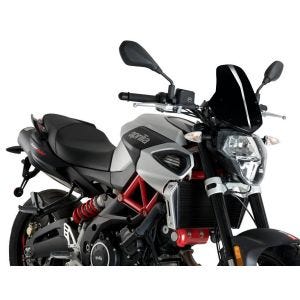 Pare-brise compatible avec Aprilia Shiver 750 07-09 noir Puig NG Sport