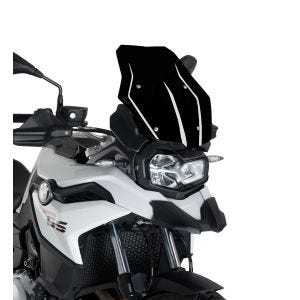 Pare-brise Touring compatible avec BMW F750GS / F850GS 18-22 noir Pare-brise Puig