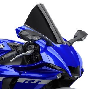 Racingscheibe R passend für Yamaha YZF-R1 20-24 schwarz Verkleidungsscheibe Puig 3827N