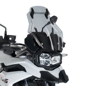 Bulle Touring + visière compatible avec BMW F 800 GS 2024 fumé claire Puig