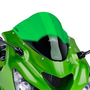 Bulle Racing compatible avec Kawasaki ZZR 1400 06-20 vert Puig