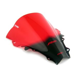 Bulle Racing compatible avec Yamaha YZF-R6 06-07 rouge Puig