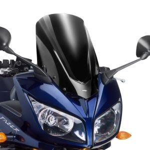 Racingscheibe passend für Yamaha FZ1 Fazer 06-15 schwarz Verkleidungsscheibe Puig 4061N