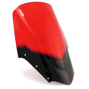 Racingscheibe passend für Yamaha FZ1 Fazer 06-15 rot Verkleidungsscheibe Puig 4061R
