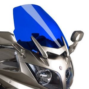 Tourenscheibe passend für Yamaha FJR 1300 06-12 blau Windschutzscheibe Puig 4103A