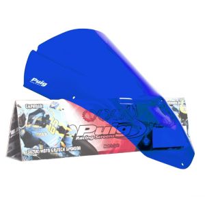 Racingscheibe Z passend für Aprilia Tuono 1000 R 06-10 blau Verkleidungsscheibe Puig 4110A