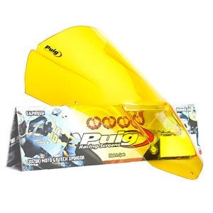 Bulle Racing Z compatible avec Aprilia Tuono 1000 R 06-10 jaune Puig