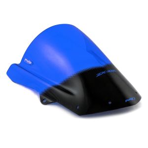 Pare-brise racing compatible avec Kawasaki ZX-10R 08-10 Puig 4625A Bulle bleu