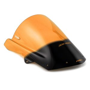 Pare-brise racing compatible avec Kawasaki ZX-10R 08-10 Puig 4625T Bulle orange