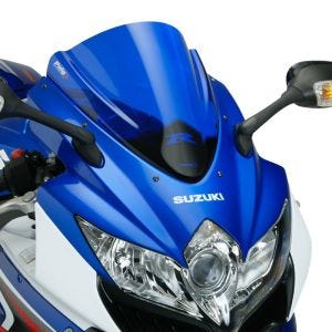 Bulle Racing Z compatible avec Suzuki GSX-R 750 / 600 08-10 bleu Puig