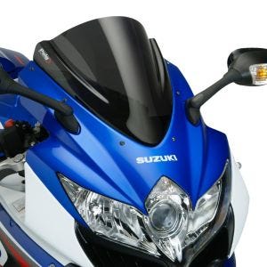 Racingscheibe Z passend für Suzuki GSX-R 750 / 600 08-10 dunkel getönt Verkleidungsscheibe Puig 4629F
