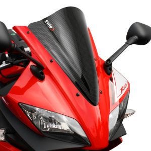 Bulle Racing compatible avec Yamaha YZF-R 125 08-18 Carbon look Puig