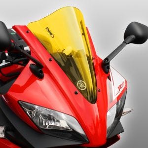 Bulle Racing compatible avec Yamaha YZF-R 125 08-18 jaune Puig