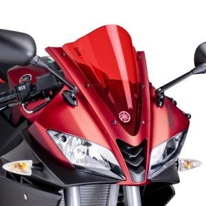 Bulle Racing compatible avec Yamaha YZF-R 125 08-18 rouge Puig