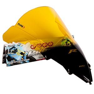 Bulle Racing Z compatible avec Yamaha YZF-R1 09-14 jaune Puig