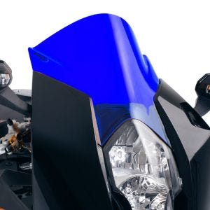 Racingscheibe Z passend für KTM 1190 RC8 / R 08-15 blau Verkleidungsscheibe Puig 4944A