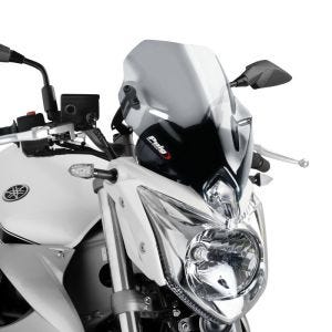 Pare-brise compatible avec Yamaha XJ6 09-16 fumé clair Puig NG Sport