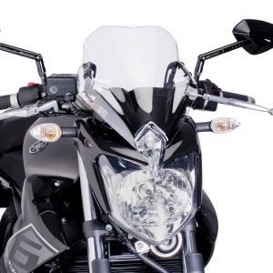 Pare-brise compatible avec Yamaha XJ6 09-16 Puig 5026W New Generation Sport Bulle clair