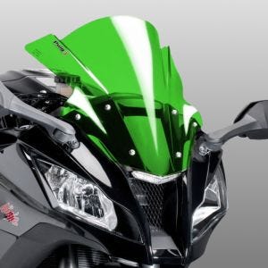 Racingscheibe Z passend für Kawasaki ZX-10R 11-15 grun Verkleidungsscheibe Puig 5603V