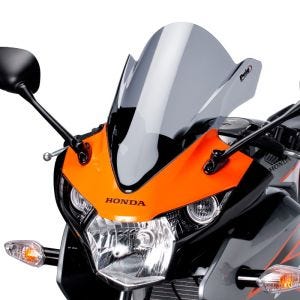 Racingscheibe Z passend für Honda CBR 125 R 11-16 rauchgrau Verkleidungsscheibe Puig 5641H