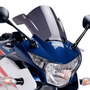 Racingscheibe Z passend für Honda CBR 250 R 11-15 dunkel getönt Verkleidungsscheibe Puig 5643F