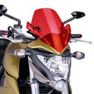 Pare-brise compatible avec Honda CB 1000 R 11-17 Puig 5645R New Generation Sport Bulle rouge