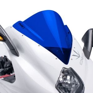 Racingscheibe Z passend für MV Agusta F3 800 / 675 12-21 blau Verkleidungsscheibe Puig 5651A