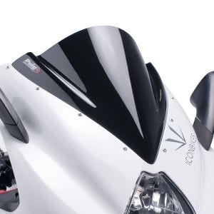 Racingscheibe Puig Z passend für MV Agusta F3 675/ F3 800 13-21 schwarz Puig 5651N