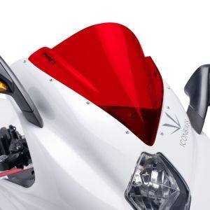 Racingscheibe Z passend für MV Agusta F3 800 / 675 12-21 rot Verkleidungsscheibe Puig 5651R