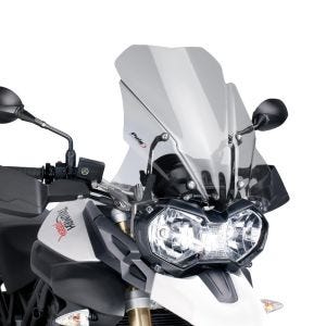 Tourenscheibe passend für Triumph Tiger 800/ XC 11-14 rauchgrau Windschutzscheibe Puig 5652H
