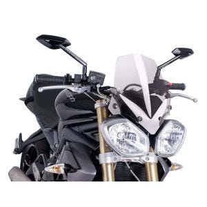 Pare-brise compatible avec Triumph Speed Triple / R 11-15 clair Puig NG Sport
