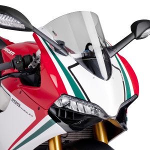 Racingscheibe R passend für Ducati 1199 Panigale 12-14 rauchgrau Verkleidungsscheibe Puig 5990H