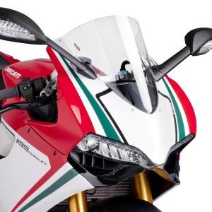 Racingscheibe R passend für Ducati 1199 Panigale 12-14 klar Verkleidungsscheibe Puig 5990W