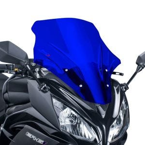 Tourenscheibe passend für Kawasaki ER-6F 12-16 blau Windschutzscheibe Puig 5998A