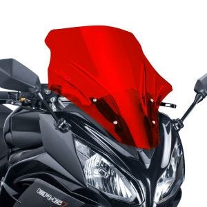 Tourenscheibe passend für Kawasaki ER-6F 12-16 rot Windschutzscheibe Puig 5998R