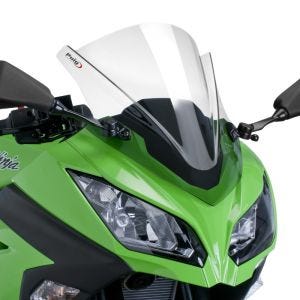 Bulle Racing Z compatible avec Kawasaki Ninja 300 13-17 clair Puig