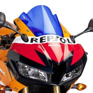 Bulle Racing Z compatible avec Honda CBR 600 RR 13-16 bleu Puig