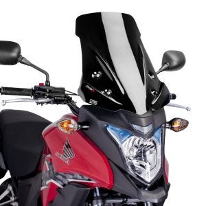 Bulle Touring compatible avec Honda CB 500 X 13-15 noir Puig