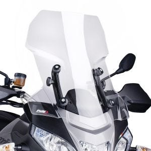 Bulle Touring compatible avec Aprilia CAPONORD 1200/ RALLY 13-16 clair Puig 6484W