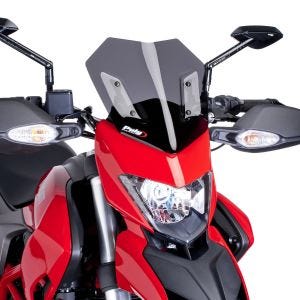 Pare-brise compatible avec Ducati Hypermotard/SP 939/SP 18 Puig 6489F New Generation Sport Bulle teinté foncé